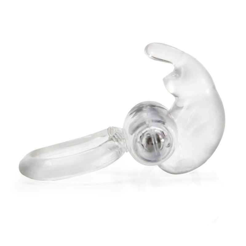 Anillo Vibrador de Silicona Transparente