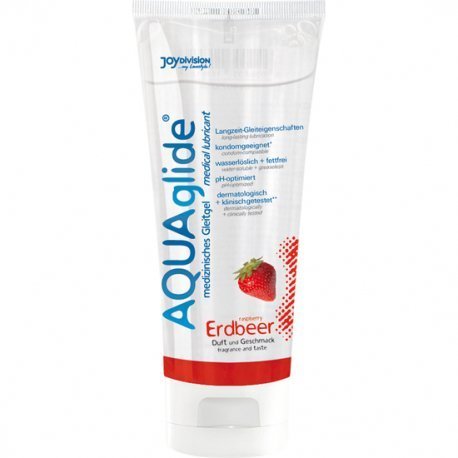 Aquaglide Lubricante Sabor Fresa 100 ml