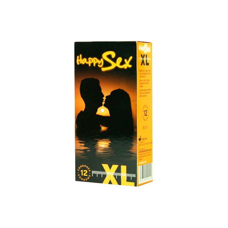 Preservativos Happy Sex XXL 12 Uds