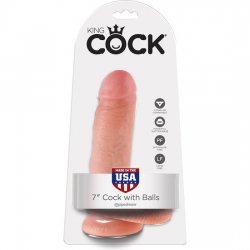King Cock Pene Realístico con Testículos 18 cm