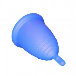 Copa Menstrual Soft Azul Mediana