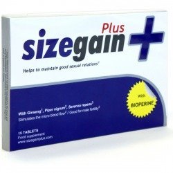 Sizegain Plus 30 capsules improve the size of the male member