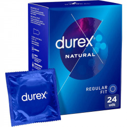 Condoms Durex Natural Plus 24 Uds