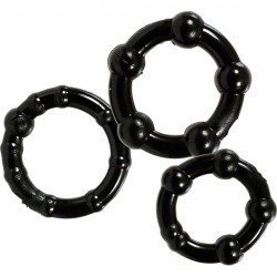 Set 3 Anillos Negros