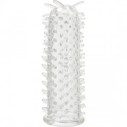 Seducción Funda para el Pene de Silicona Transparente