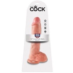 King Cock Consolador Realístico con Testículos 25.5 cm