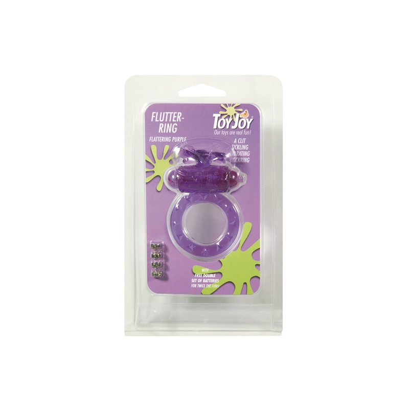 Penis with vibration lilac ring