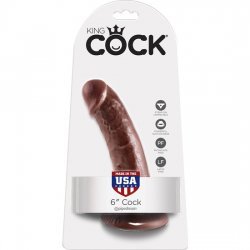 King Cock Pene Realístico 15 cm Marrón