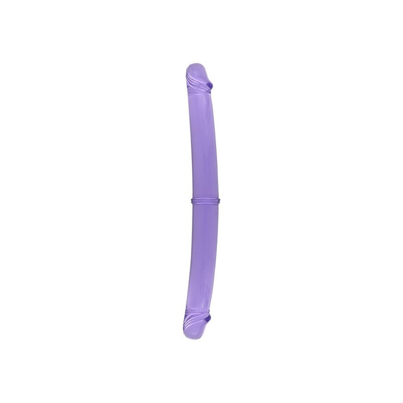 Doble Pene de 30 cm Morado