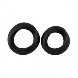Anillos para el Pene Dos Tamaños Negros
