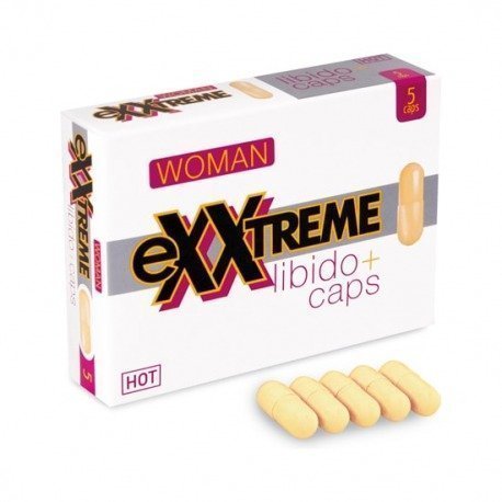 Cápsulas Afrodisíacas Exxtreme Mujer Libido 5 Uds