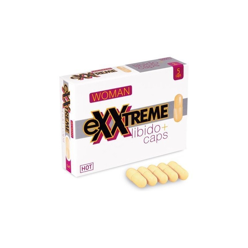 Cápsulas Afrodisíacas Exxtreme Mujer Libido 5 Uds