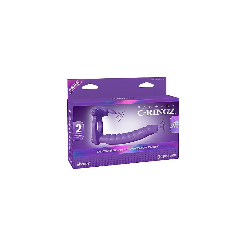 Fantasy C-Ringz penis with silicone vibrator ring