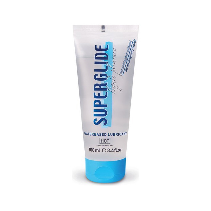 Hot Super Glide Lubricante Base de Agua 100 ml
