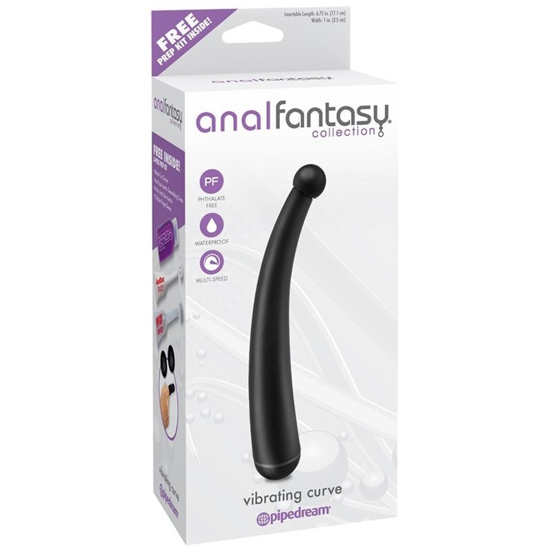 Vibrating Anal Fantasy with curve