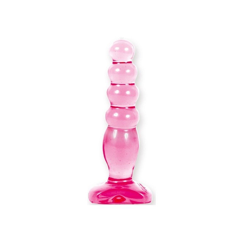 Crystal Jellies Dildo Anal de Gelatina Rosa