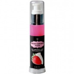 Oil and lubricant 2 in 1 heat effect strawberries cream