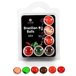 Secret Play Brazilian Balls varied Gel intimate Aroma fruits