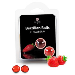 Brazilian Balls Strawberry 2 Balls