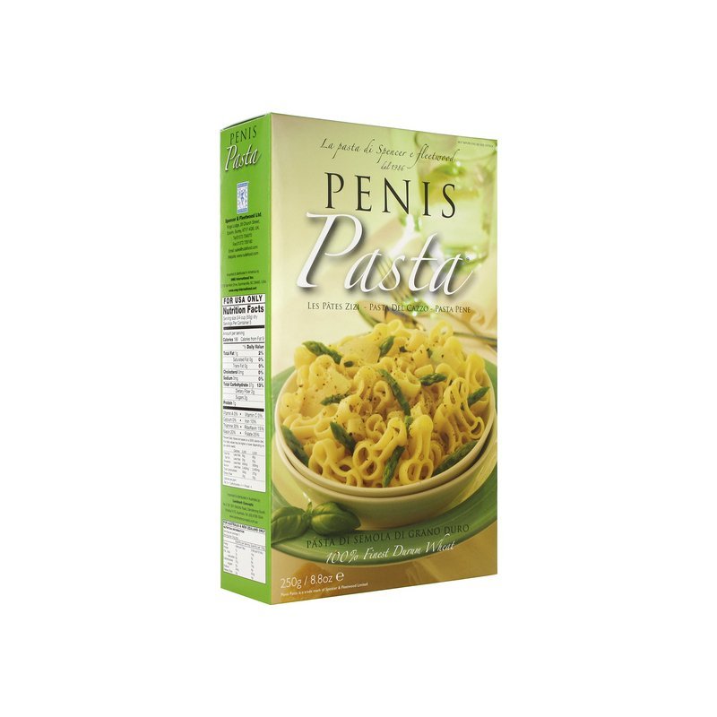 Penis Pasta con Forma de Pene