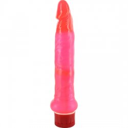 Jelly Vibrador Anal Delgado Rosa cm