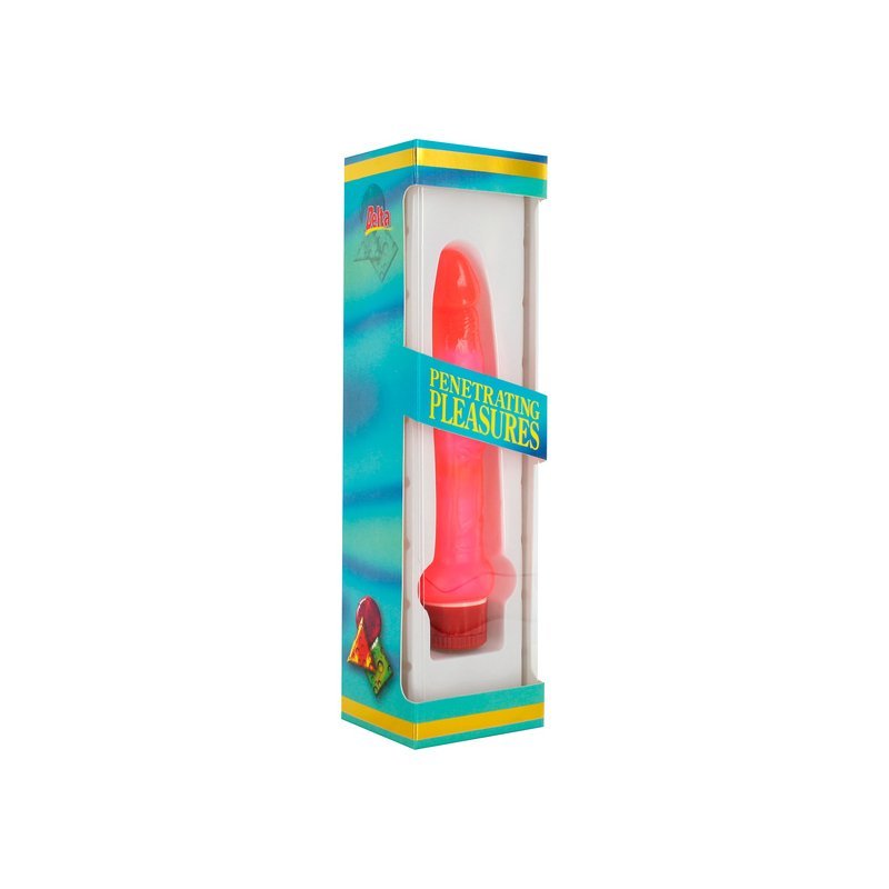 Jelly Vibrador Anal Delgado Rosa cm