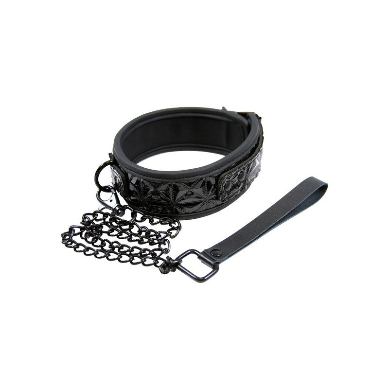 Sinful Collar con Cadena Negro