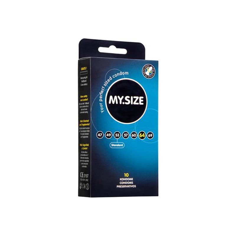 Mysize 64 preservativos XXL 10 Uds