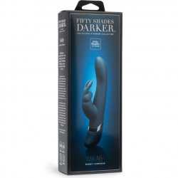 Vibrador Conejito Negro USB Cincuenta Sombras Darker