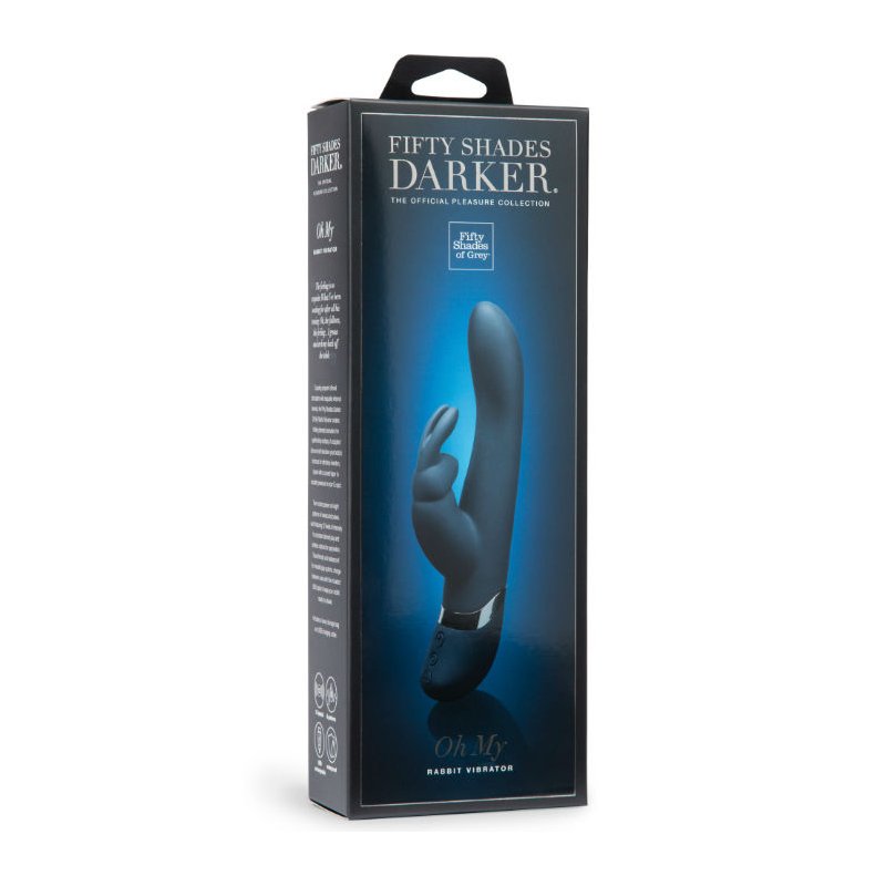 Vibrador Conejito Negro USB Cincuenta Sombras Darker