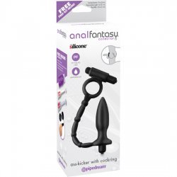 Anal Fantasy Ass-Kicker con Anillo Vibrador Pene