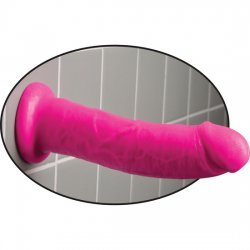 Dildo Copa de Succión 20 cm Rosa