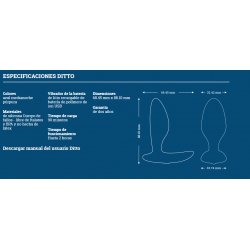 Ditto Plug Vibrador We-Vibe Lila
