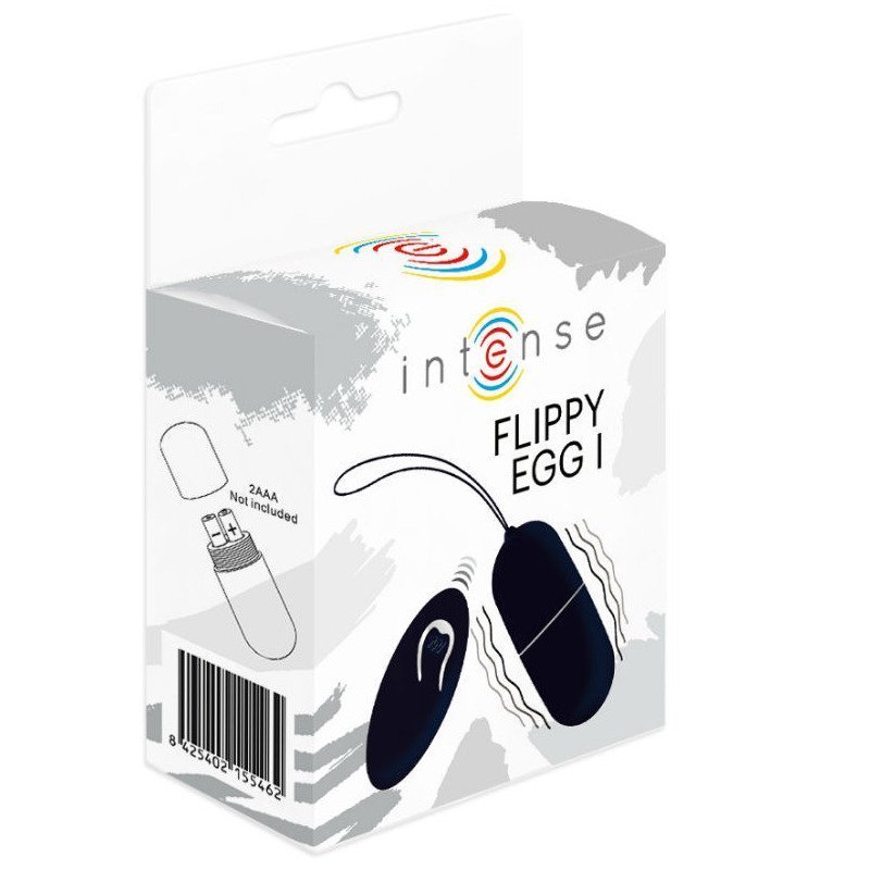 Flippy II Huevo Recargable Remoto Negro