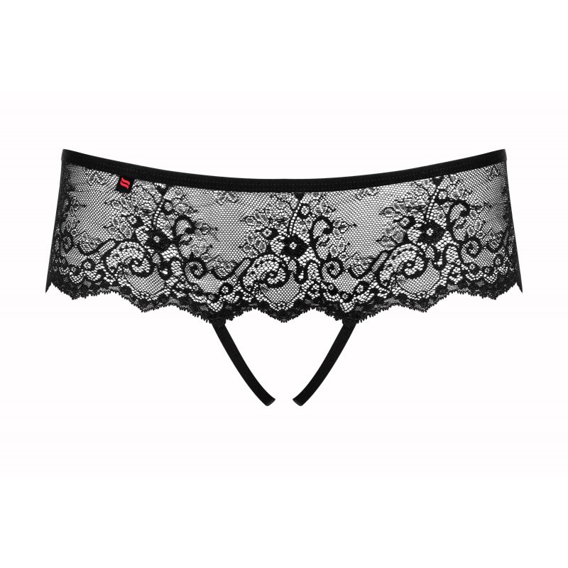 Panties con Abertura Merossa Negro