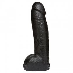 Consolador Realistic Hung Pene 30 cm Negro