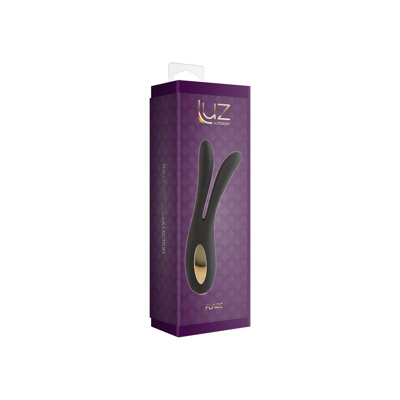 Flare Conejito Vibrador Negro