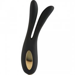 Flare Conejito Vibrador Negro