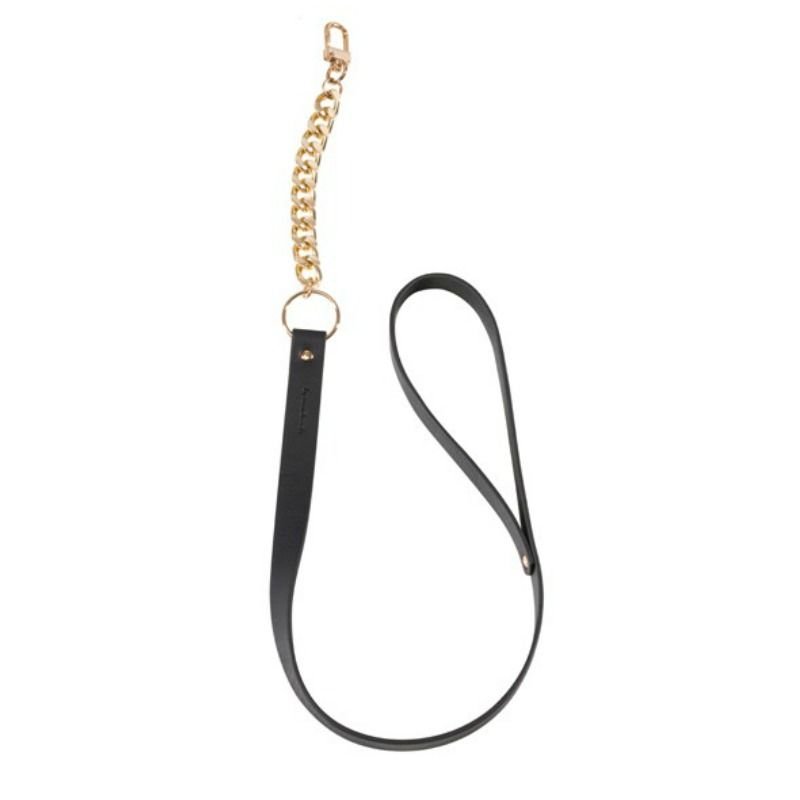 Maze Collar Negro con Correa