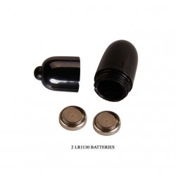 Bertram Anillo Vibrador Pene Silicona Negro