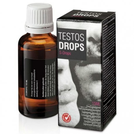 Testos Drops Bebida Gotas Afrodisíacas para Hombre