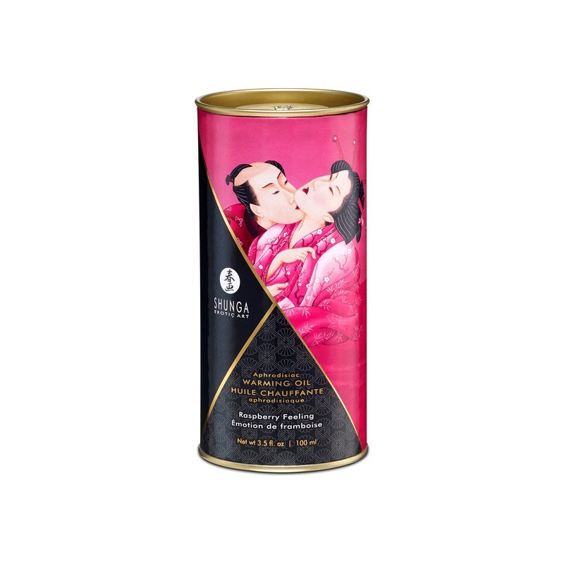 Shunga Aceite Sensación Efecto Calor Frambuesa 100 ml