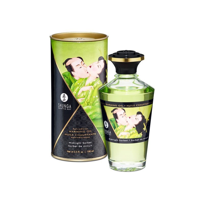 Shunga Aceite Efecto Calor Sorbete Medianoche 100 ml