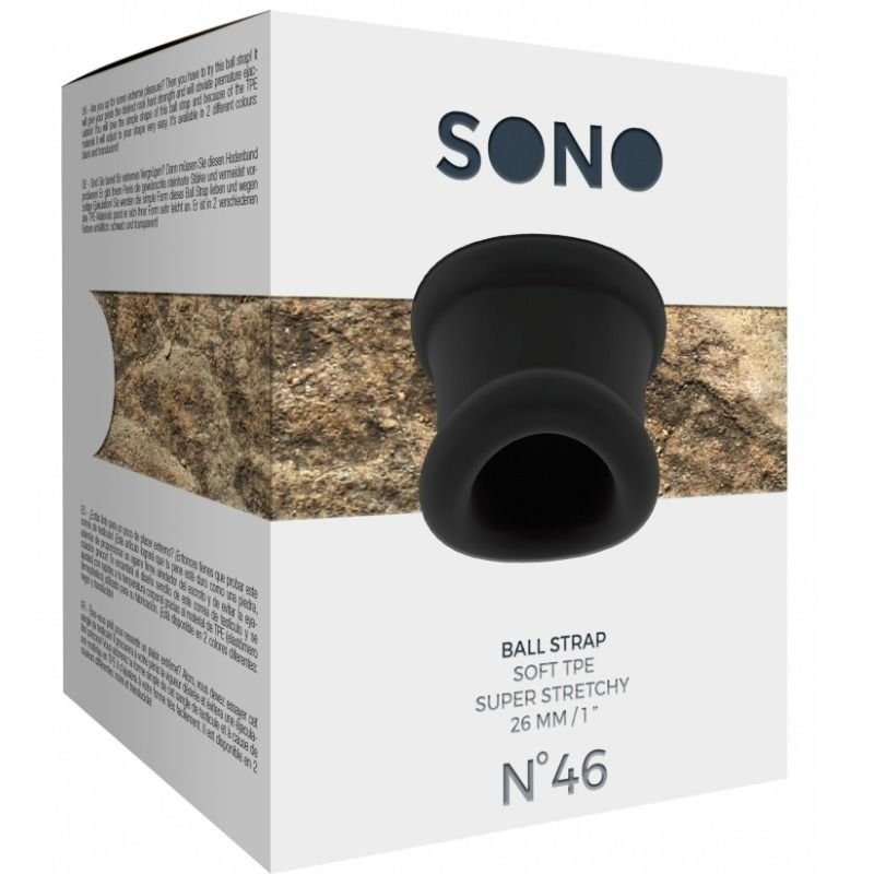 Sono N46 Anillo 2.6 cm Negro