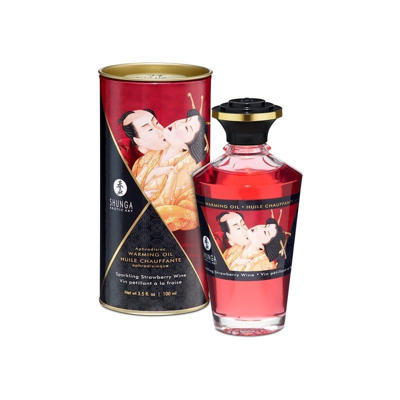 Shunga Aceite Efecto Calor Vino 100 ml