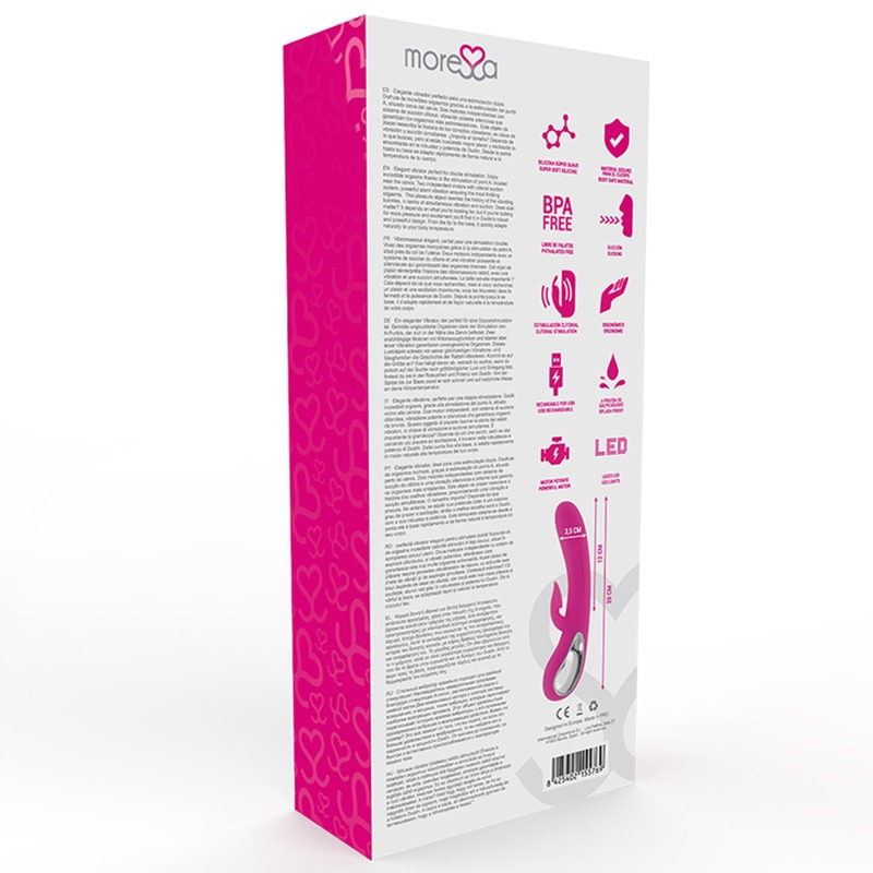 Vibrador Dustin Conejito Premiul Silicona Recargable