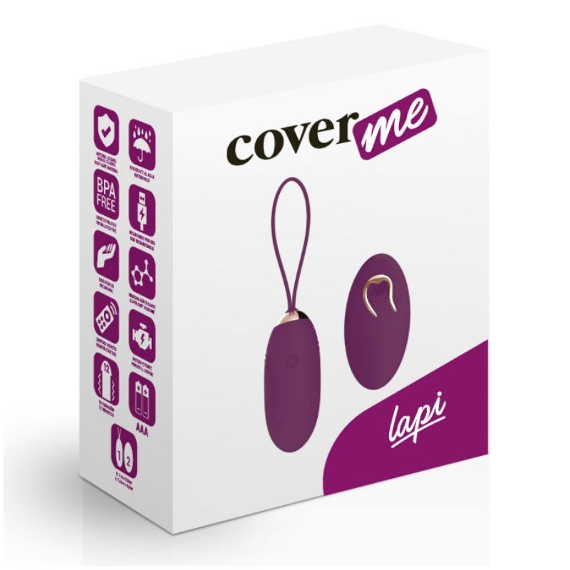 Coverme Huevo Control Remoto Lapi 7 cm Lila