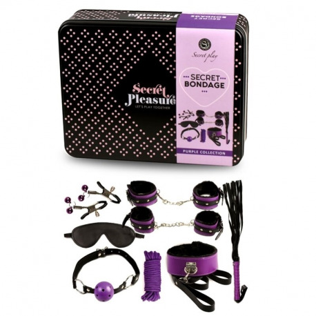 Set Bondage 8 Piezas Morado