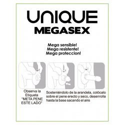 Unique Megasex Mega Sensible! 3 Uds