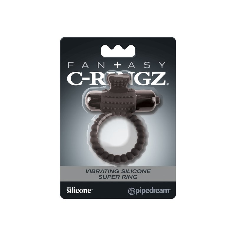 Anillo C Ring Vibrador Super Negro